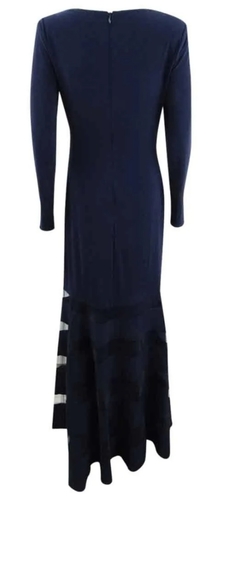 Navy blue gown - Picture 3 of 3